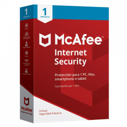 McAfee Internet Security, 1 Dispositivo, 1 Año, Windows 