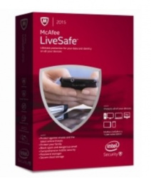McAfee LiveSafe Standalone 2015, 1 Año, Windows/Mac/Android 