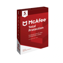 McAfee Total Protection, 5 Licencias, 1 Año, Windows/Mac  