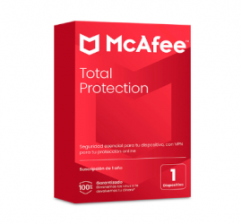 McAfee Total Protection, 1 Licencia, 1 Año, Windows/Mac 