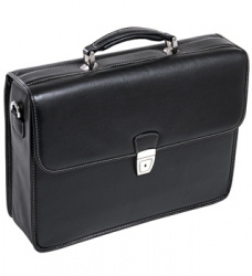 McKlein USA Maletín de Cuero Ashburn Laptop 15.4