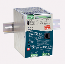 Mean Well Fuente de Poder Industrial DRS-240-48, Entrada 90 - 305V, Salida 48V, 240W, 5A 