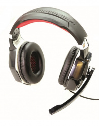 Megaluz Audifonos Gamer ADG-10 para PS4, Alámbrico, 1.2 Metros, 3.5mm, Negro/Rojo 