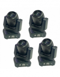 Megaluz Proyector de Luz Mini R1 Beam, DMX/Rítmico/Automático - 4 Piezas 