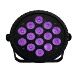 Megaluz Proyector de Luz PAR 14X10W, Auto/DMX/Audio Rítmico, RGBW/UV, 200W, 1 Pieza  