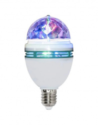 Megaluz Foco LED Giratorio VL-040 x10, Luz Cálida, Base E27, 3W,  Ahorro de 85% vs Foco Tradicional 20W, 10 Piezas 