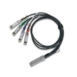 Mellanox Cable QSFP28 Macho - 4x SFP28 Macho, 2.5 Metros, Negro 