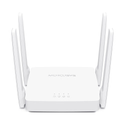 Router Mercusys Fast Ethernet de Banda Dual AC10 AC1200, Inalámbrico, 867Mbit/s, 3x RJ-45, 2.4/5GHz, con 4 Antenas Externas de 5dBi 