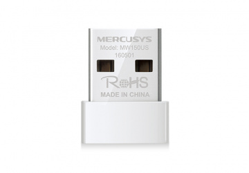 Mercusys Adaptador de Red USB 2.0 MW150US, Inalámbrico, 150 Mbit/s ― Abierto 