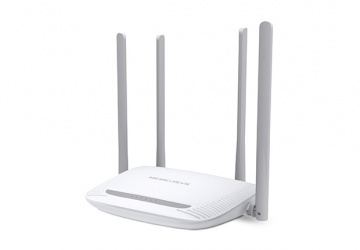 Router Mercusys Fast Ethernet MW325R, Inalámbrico, 300 Mbit/s, 2.4GHz, con 4 Antenas Omnidireccionales de 5dBi 