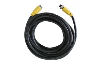 Meriva Technology Cable para Cámara CCTV, DIN 4 Pin Macho, 5 Metros, Negro 