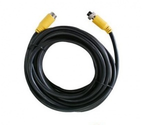 Meriva Technology Cable IP de Aviación 4 Pines, 7 Metros, Negro, para CCTV Móvil 