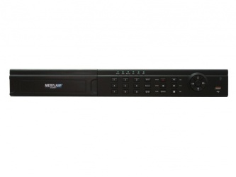 Meriva Technology NVR de 16 Canales MNVR-3816 para 2 Discos Duros, max. 4TB, 8x PoE, 2x USB 2.0, 1x RS-485 