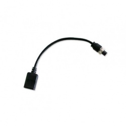 Meriva Technology Adaptador 6 Pines a RJ-45, Negro, para DVR Móvil 
