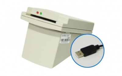 Meriva Technology Enrolador de Tarjetas MWRITER, USB, Blanco 