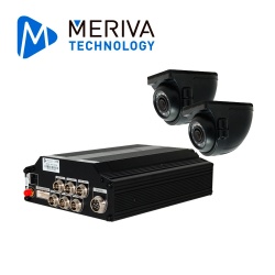 ﻿Meriva Technology Kit de Vigilancia MX1-HDG3G de 2 Cámaras CCTV Domo y 5 Canales, con Grabadora 
