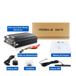Meriva Technology DVR Móvil de 5 Canales MX1N-G4 para 1 Disco Duro, máx. 2TB, 1x USB 