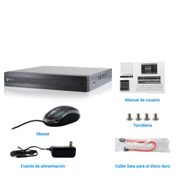 Meriva Technology DVR de 4 Canales + 2 Canales IP MXVR-5104, máx. 10TB, 2x USB 2.0, 1x RJ-45 