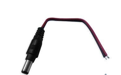 Meriva Technology Cable Tipo Pigtail C Macho, 30cm, Negro/Rojo 