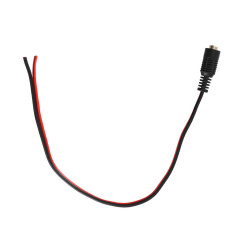 Meriva Technology Conector Pigtail C Hembra, 21cm, Negro/Rojo 