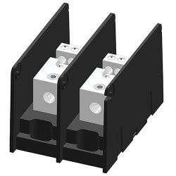 Bloque de Distribución de Energía Mersen, 2 Polos, 175A, 1000V, Negro 