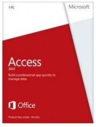 Microsoft Access 2013 Español, x32/64-bit, 1 PC, DVD 
