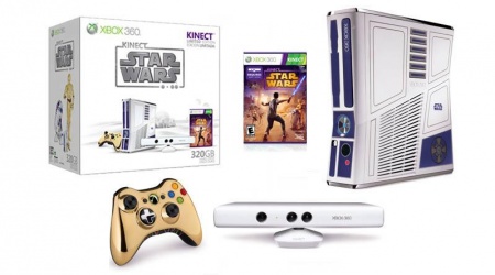 Microsoft KINECT Xbox 360 320GB + KINECT Star Wars Bundle Limited Edition 