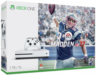Consola Xbox One S incluye Madde NFL 2017, 1TB, WiFi, 2x HDMI, 3x USB 3.0, Blanco 