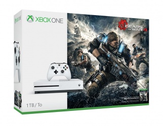 Xbox One S incluye Gears of War 4 Bundle, 1TB, WiFi, 2x HDMI, 3x USB 3.0, Blanco 