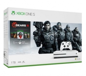 Microsoft Xbox One S Gears 5, 1TB, Blanco 
