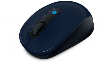 Mouse Microsoft BlueTrack Sculpt Mobile, Inalámbrico, USB, 1000DPI, Negro/Azul 