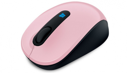 Mouse Microsoft BlueTrack Sculpt Mobile, Inalámbrico, USB, 1000DPI, Negro/Rosa 