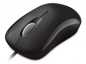 Mouse Microsoft Óptico 4YH-00005, Alámbrico, USB+PS/2, 800DPI, Negro 