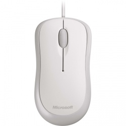 Mouse Microsoft Óptico 4YH-00006, Alámbrico, USB+PS/2, 800DPI, Gris/Blanco 