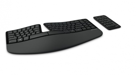 Teclado Microsoft Sculpt Ergonomic for Business, Inalámbrico, USB, Negro (Inglés) 