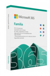 Microsoft 365 Familia, 5 Dispositivos, 6 Usuarios, 1 Año, Español, Windows/Mac/Android/iOS 