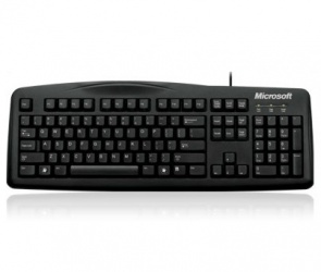 Teclado Microsoft Wired Keyboard 200 Business, Alámbrico, USB, Negro (Inglés) 