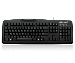 Teclado Microsoft Wired Keyboard 200 Business, Alámbrico, USB, Negro (Español) 