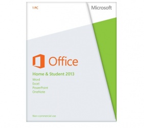Microsoft Office Home & Student 2013 Español, 32-bit/x64, 1 PC, DVD, para Windows, Caja (FPP) 