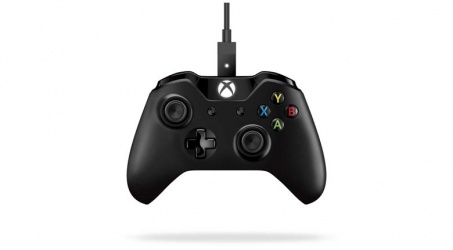 Microsoft Wireless Controller para Xbox One + Cable para Windows, Negro 