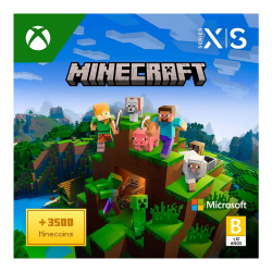 Minecraft Edición Estándar + 3500 Minecoins, Xbox Series X/S/Xbox One 