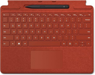 Teclado Microsoft Pro Signature Keyboard, Alámbrico, Rojo (Inglés) - Incluye Pluma 