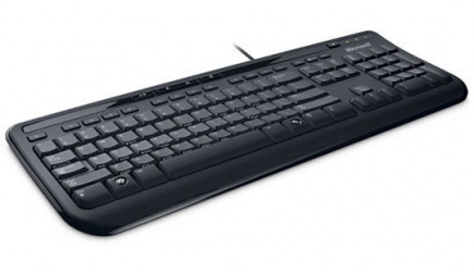 Microsoft Wired Keyboard 600, USB, Negro (Español) 