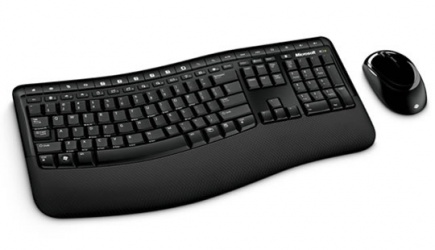 Kit de Teclado y Mouse Microsoft Wireless Comfort Desktop 5000, Negro 
