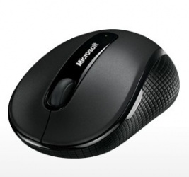 Mouse Microsoft 4000 Bluetrack, Inalámbrico, Negro 