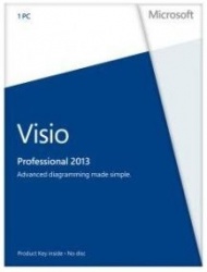 Microsoft Visio Professional 2013 Español, 32/64-bit, 1 PC 