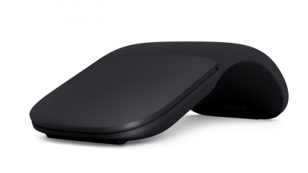 Mouse Ergonómico Microsoft BlueTrack Arc, 2 Botones, Inalámbrico, Bluetooth, Negro 