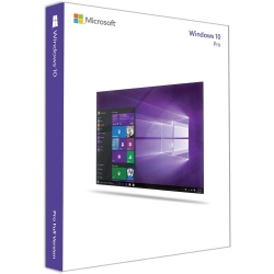 Microsoft Windows 10 Pro Inglés, 64-bit, DVD, 1 Usuario, OEM 