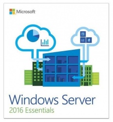 Microsoft Windows Server Essentials 2016, Inglés, 25 Usuarios/1 Servidor/2 CPU, 64-bit, OEM 