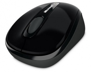 Mouse Microsoft Wireless Mobile 3500 Special Edition, Bluetrack, Inalámbrico, 8000DPI, Negro 